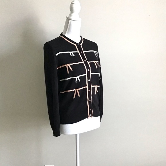 Rare Early 2000s Vintage Bow Cardigan ASO Rory Gilmore in Gilmore Girls - Picture 8 of 14